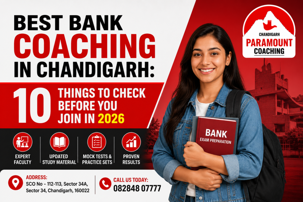 Best Bank Coaching in Chandigarh