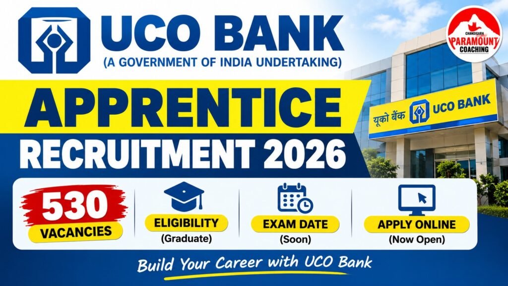 UCO Bank Apprentice Recruitment 2026
